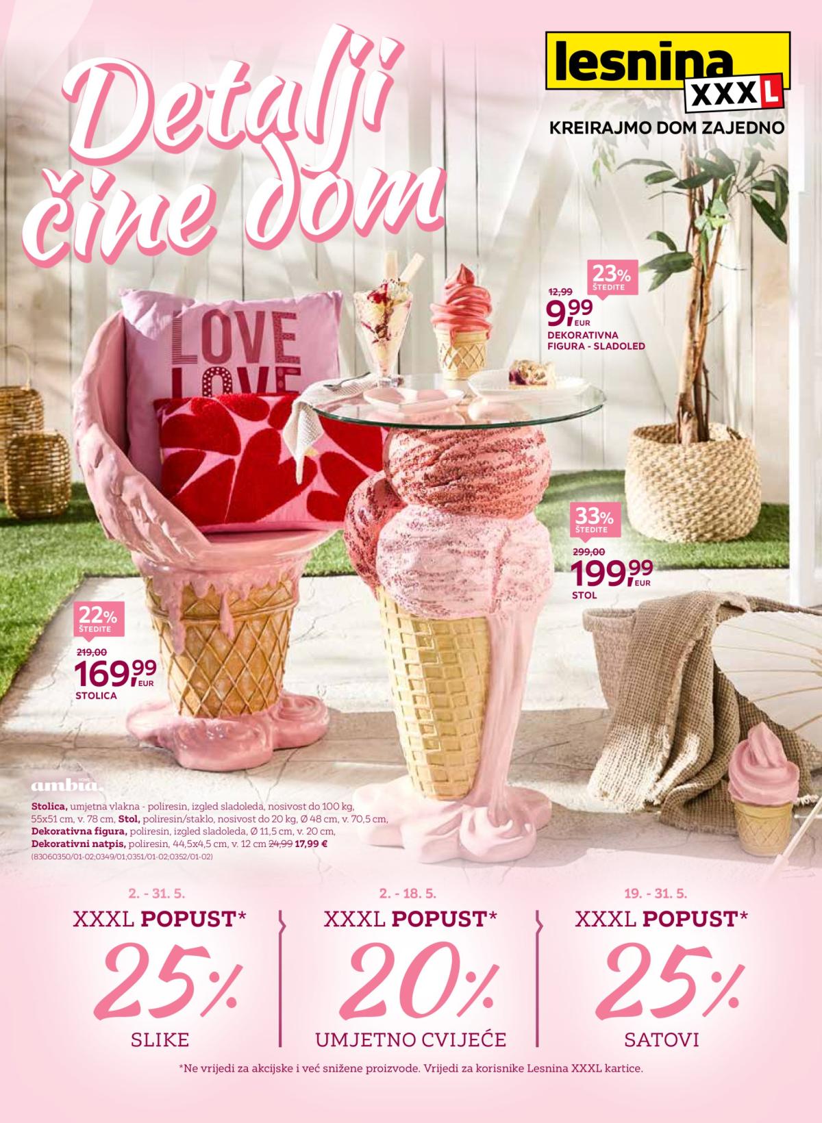 Lesnina - Detalji čine dom katalog vrijedi od 02.05. do 31.05.