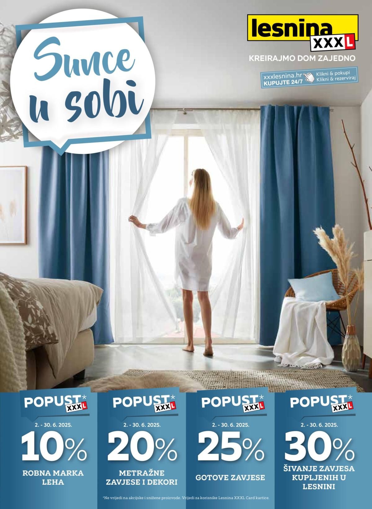Prelistajte ovaj Lesnina - Sunce u sobi katalog, vrijedi od 02.06. do 30.06.