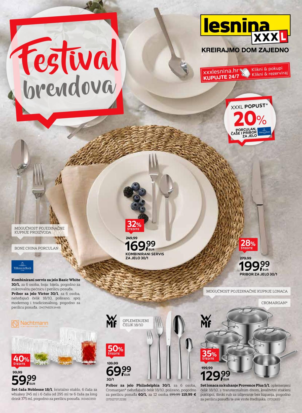 Prelistajte ovaj Lesnina - Festival brendova - oprema za dom katalog, vrijedi od 02.06. do 26.06.