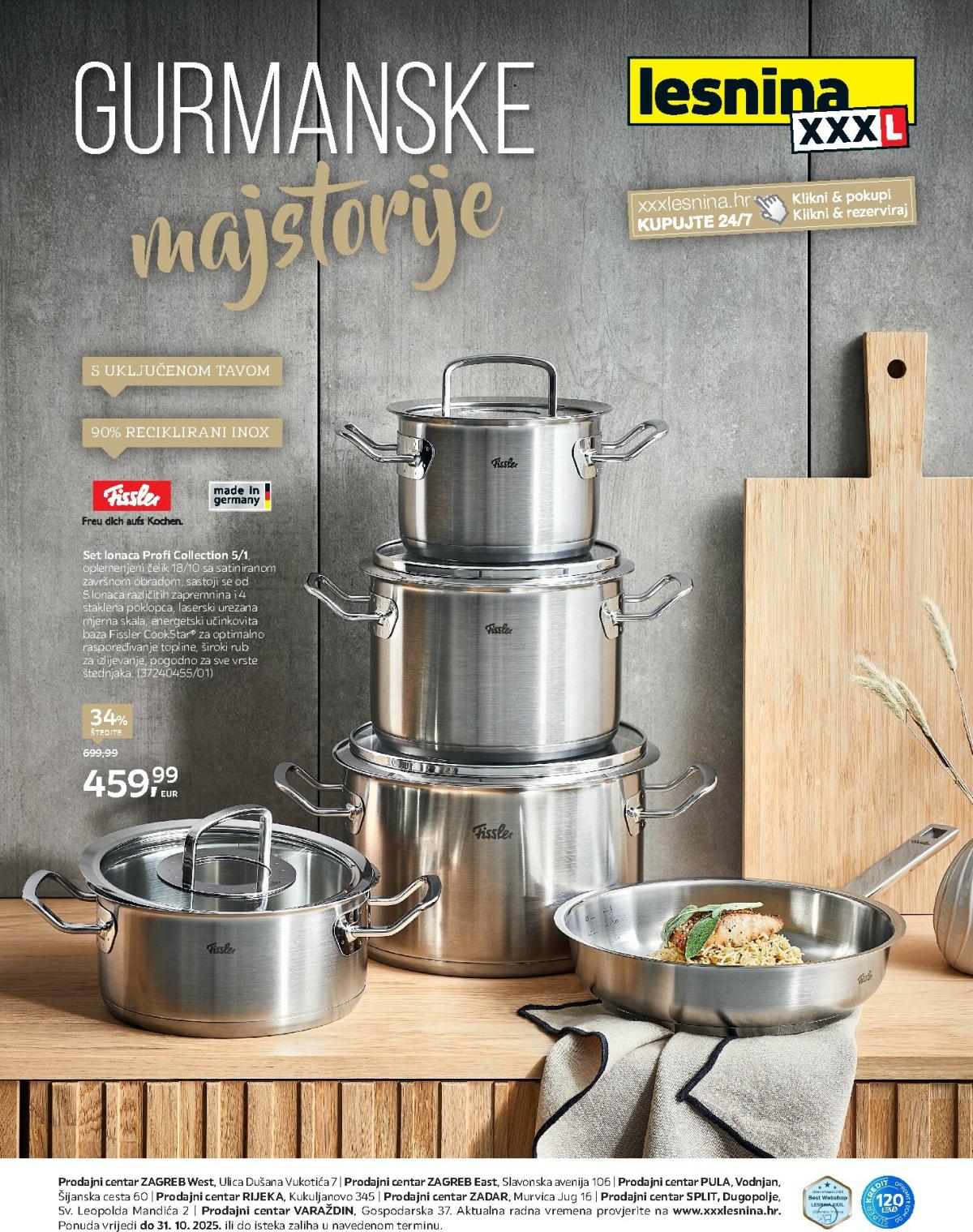 Prelistajte katalog Lesnina - Gurmanske majstorije mini, vrijedi od 30.09. do 31.10.