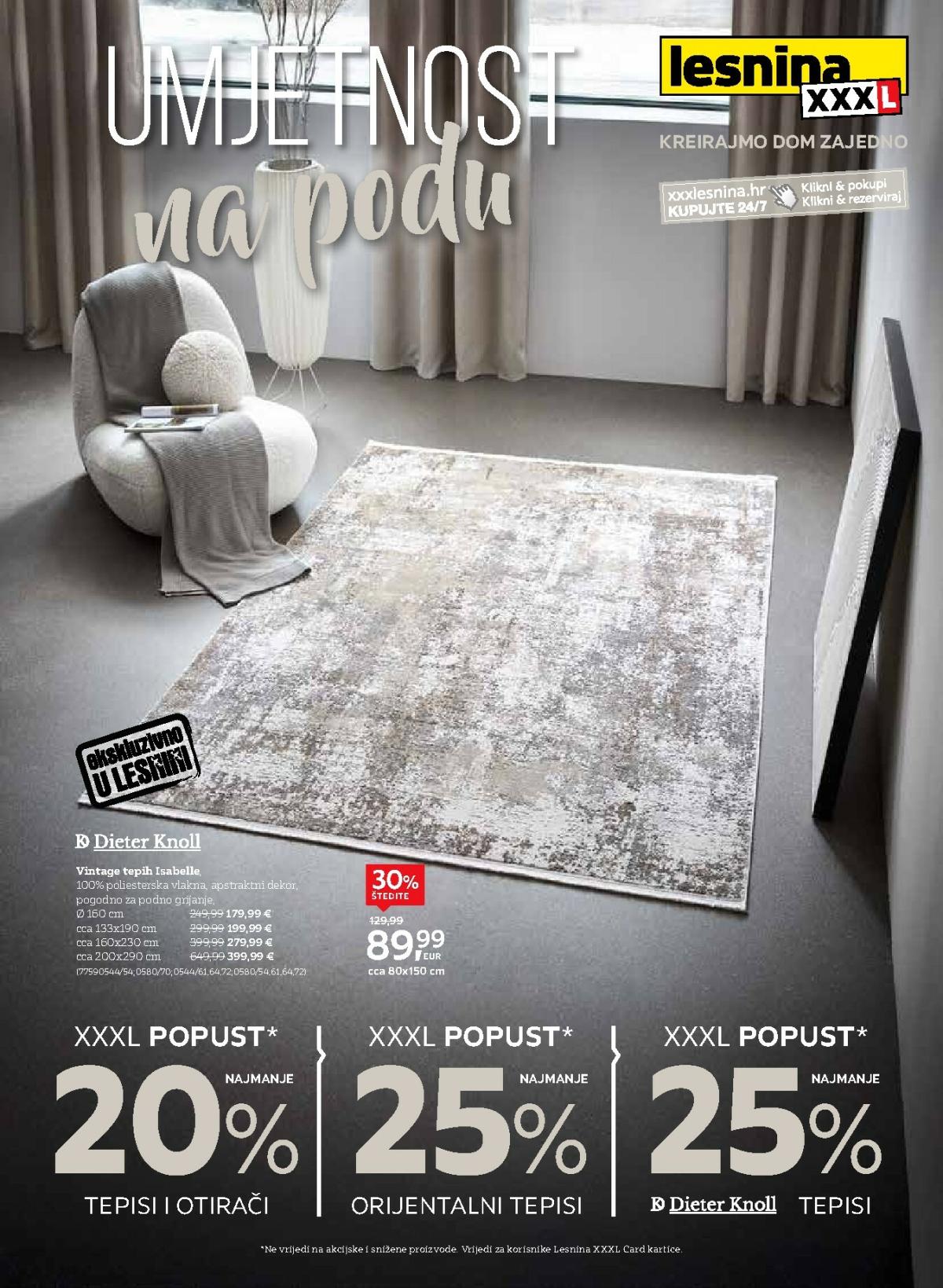 Prelistajte katalog Lesnina - Umjetnost na podu, vrijedi od 30.09. do 31.10.