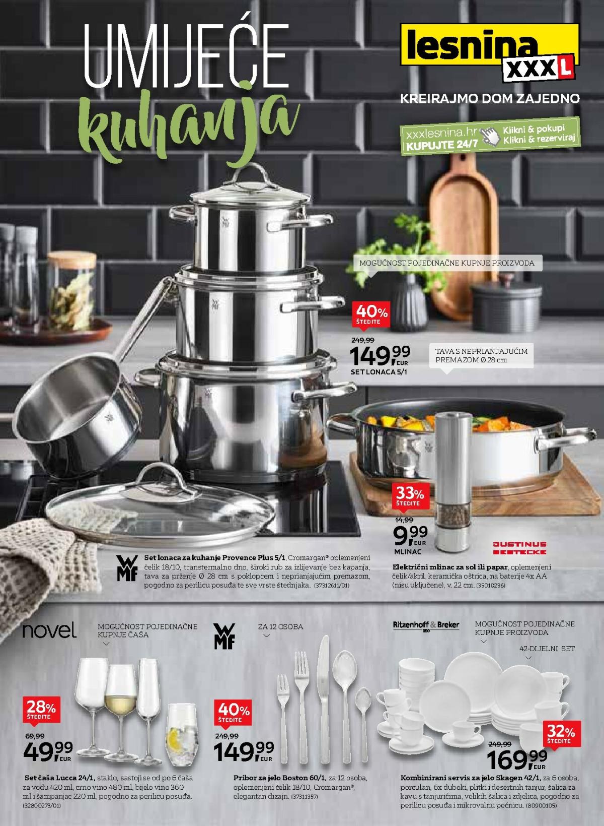 Prelistajte katalog Lesnina - Umijeće kuhanja, vrijedi od 03.11. do 20.11.