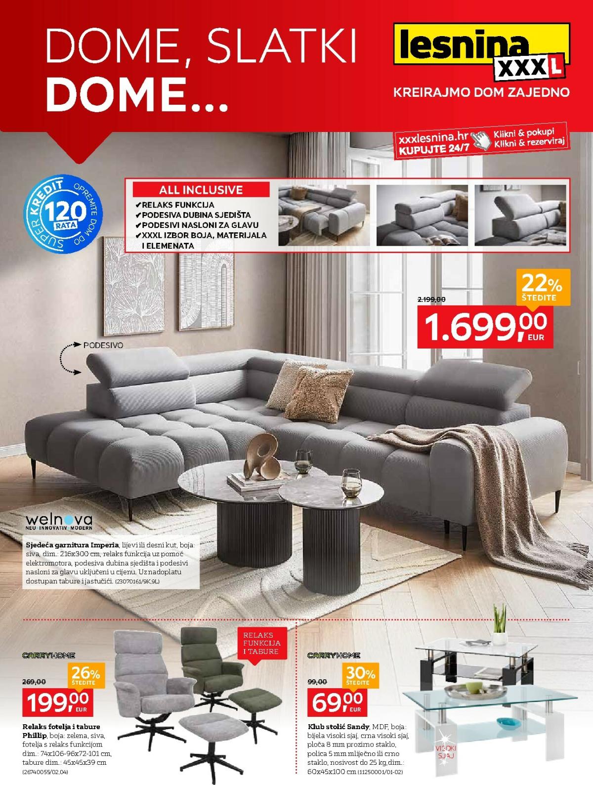 Prelistajte katalog Lesnina - Dome, slatki dome, vrijedi od 01.12. do 24.12.