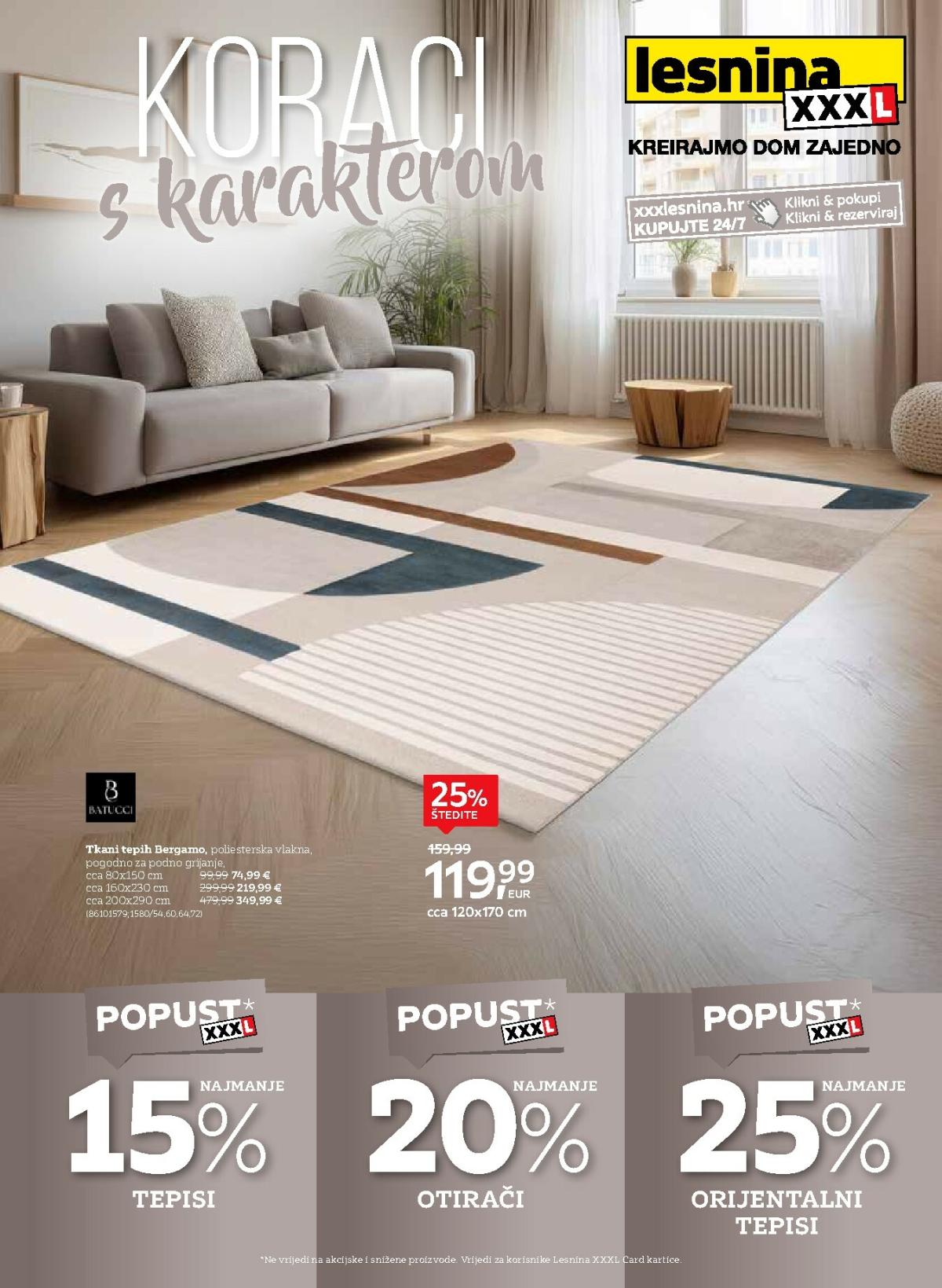 Prelistajte katalog Lesnina - Koraci s karakterom, vrijedi od 23.01. do 23.02.