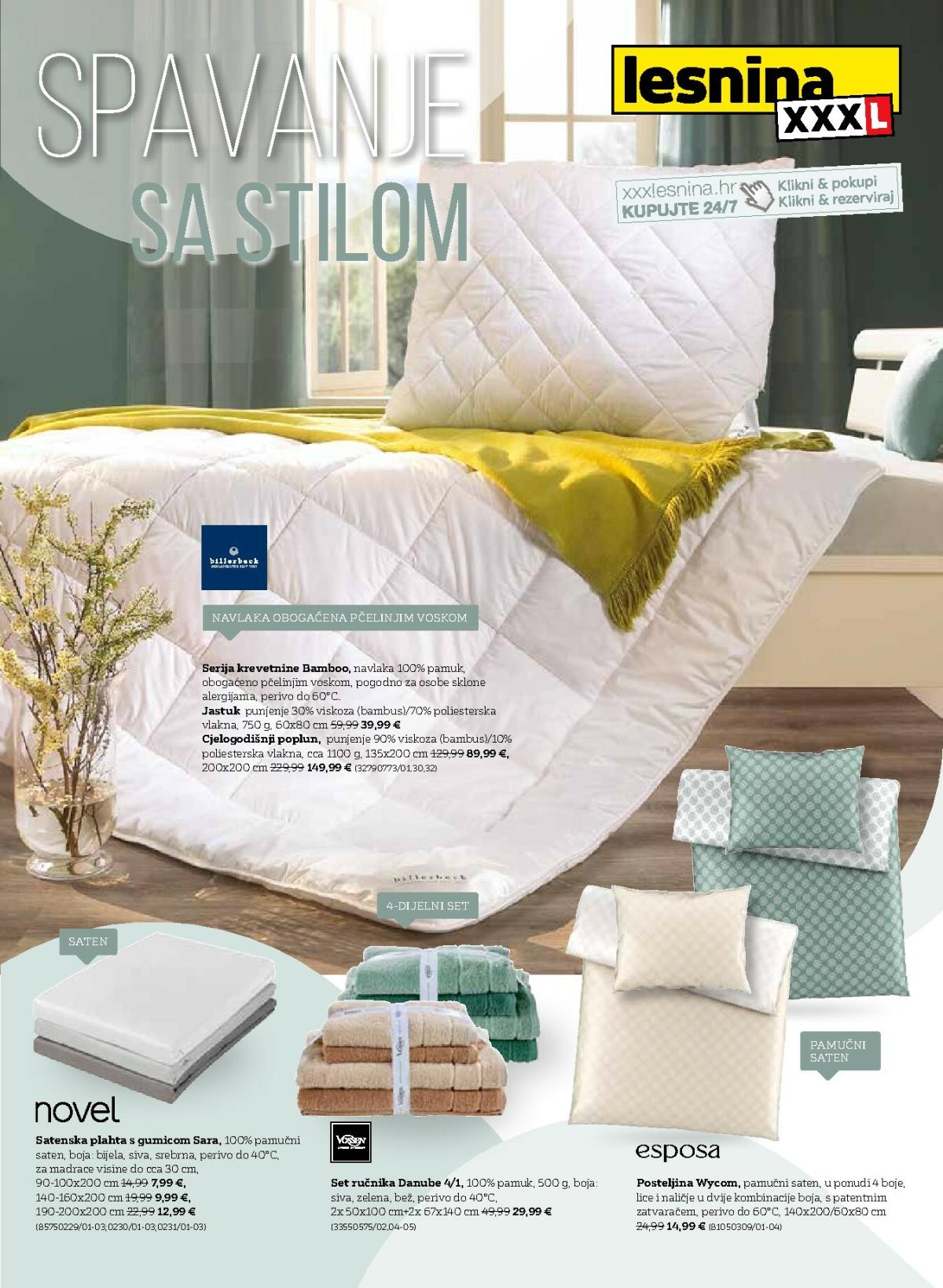 Prelistajte katalog Lesnina - Spavanje sa stilom, vrijedi od 02.02.2026 do 28.02.2026