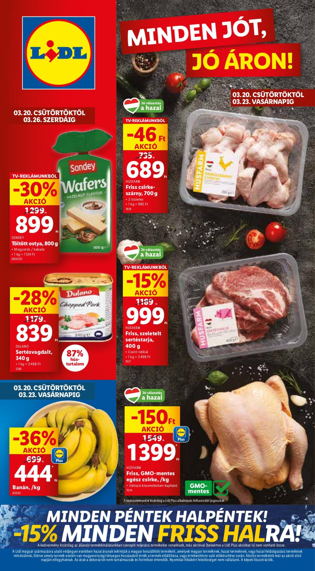 Lidl - Heti akciók akciós újság, érvényes 03.20. - 03.26.