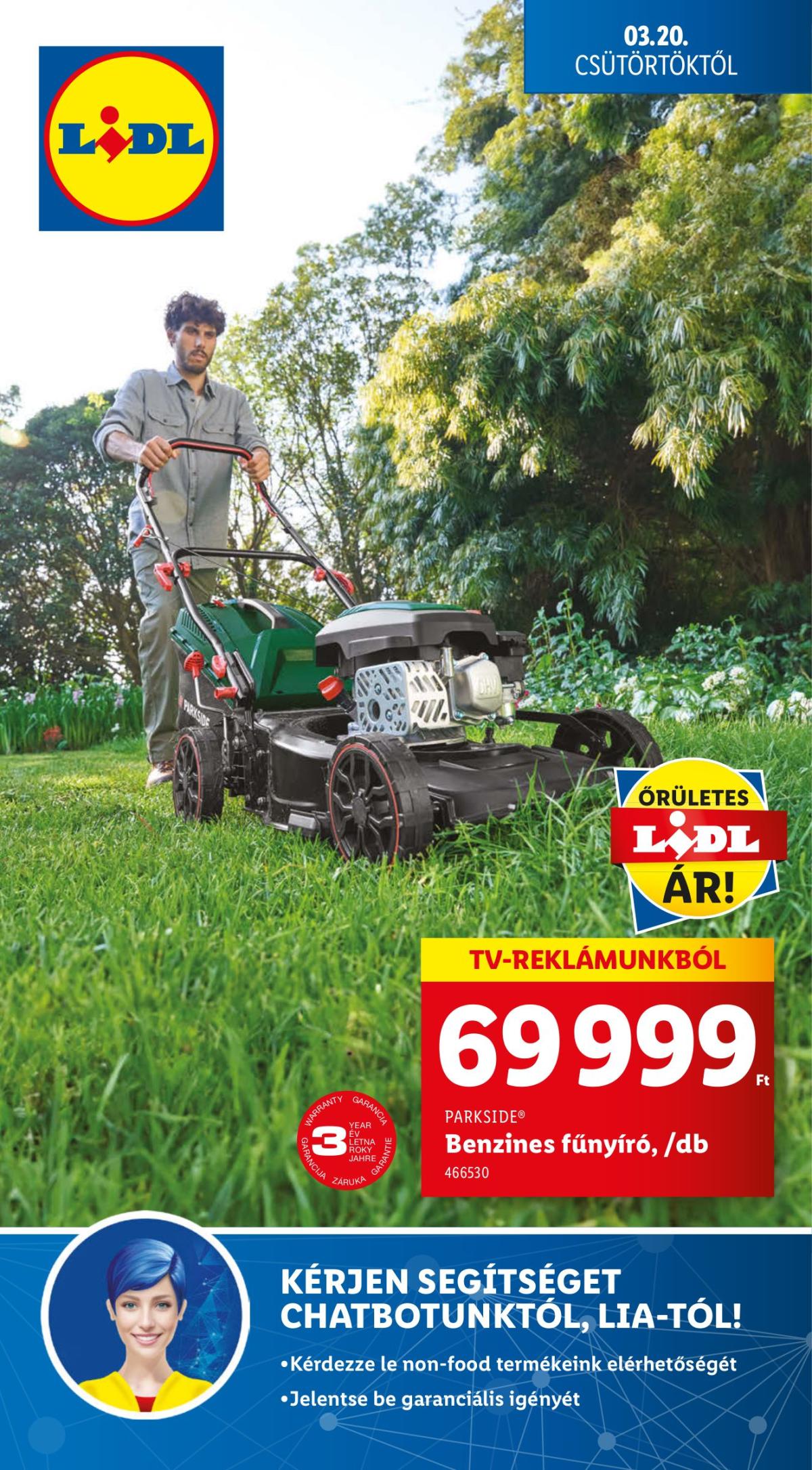 Lidl - Nonfood akciós újság, érvényes 03.20. - 03.26.