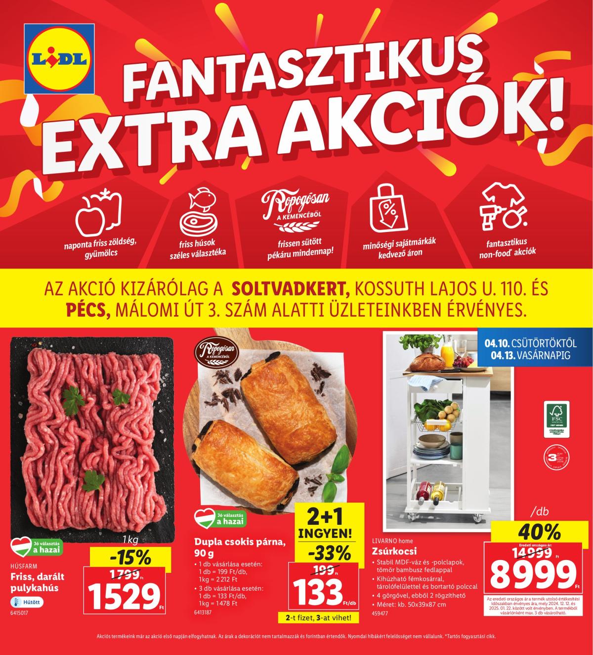Fantasztikus LIDL húsvéti extra akciók, Aldi szezonális kedvezmények, Tesco ünnepi finomságok: 2025.04.11. legújabb akciók és kedvezmények