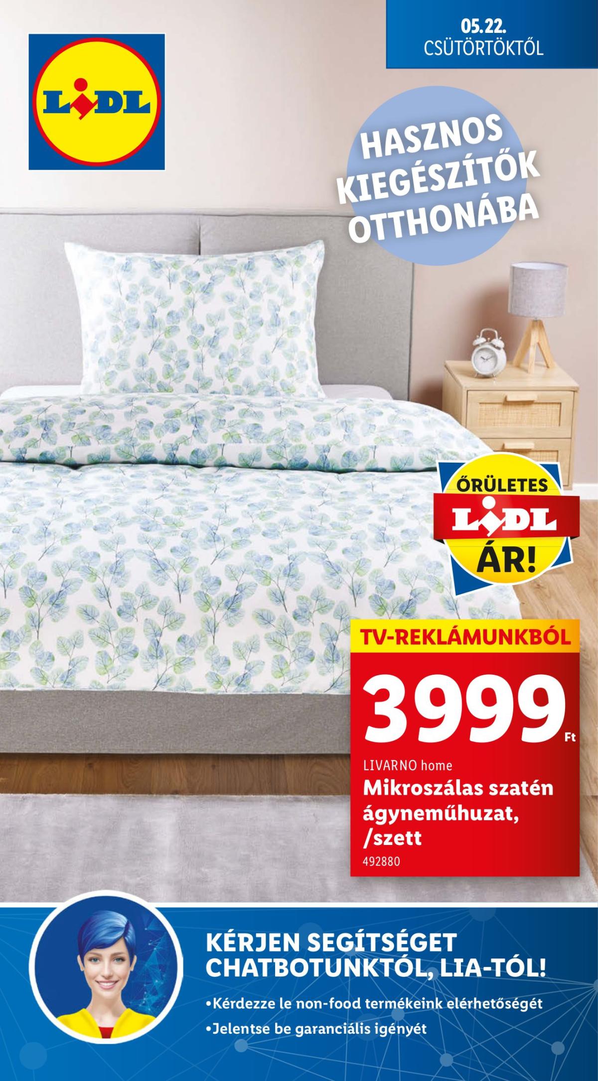 Lidl - Nonfood akciós újság, érvényes 05.22. - 05.28.