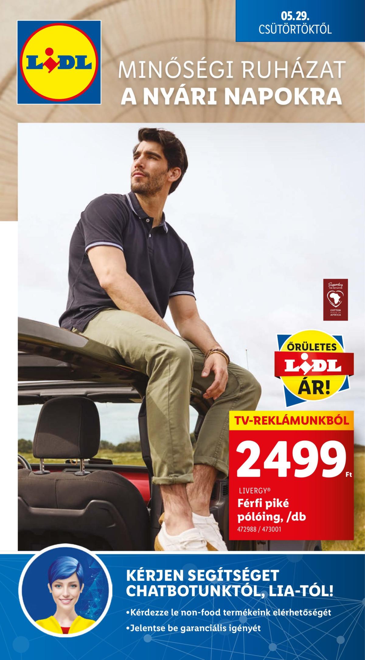 Lidl - Nonfood akciós újság, érvényes 05.29. - 06.04.