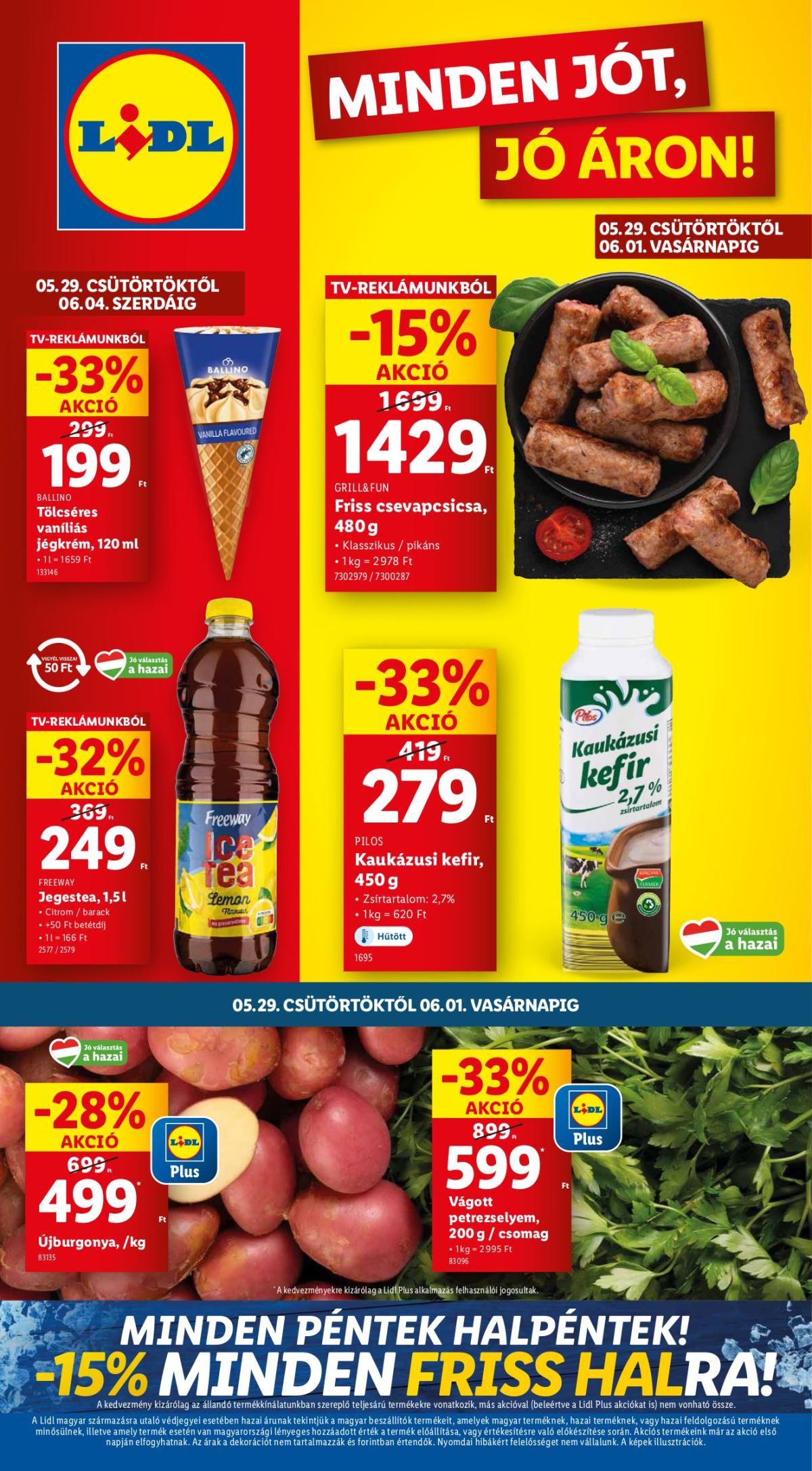 Lidl akciós újság, érvényes 05.29. - 06.04.