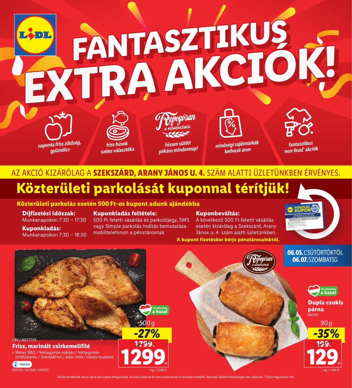 Lidl - Szekszárd akciós újság, érvényes 06.05. - 06.07.