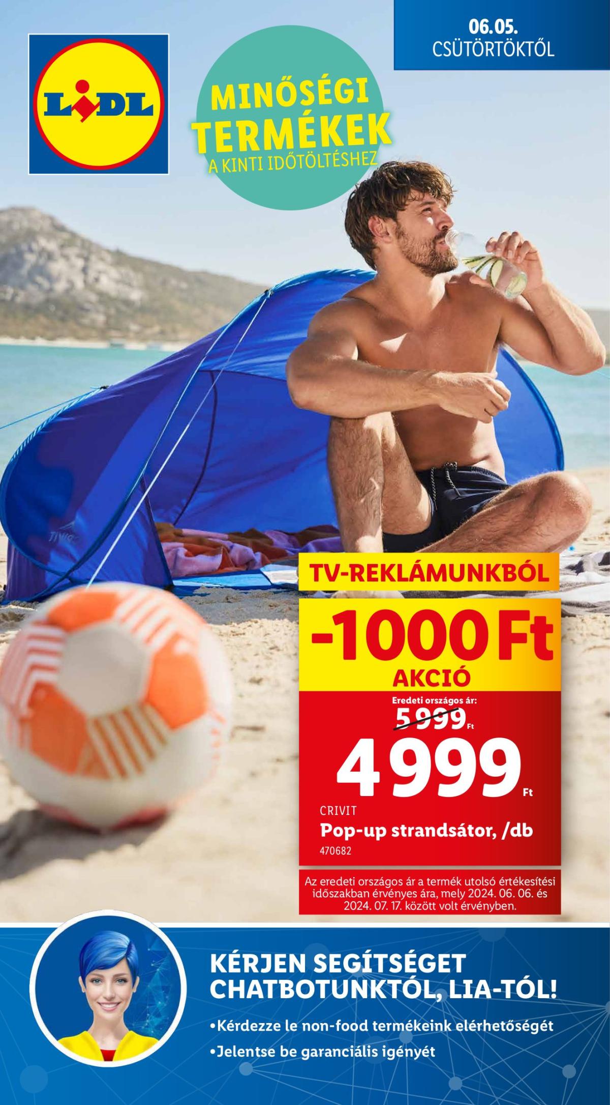 Lidl - Nonfood akciós újság, érvényes 06.05. - 06.11.