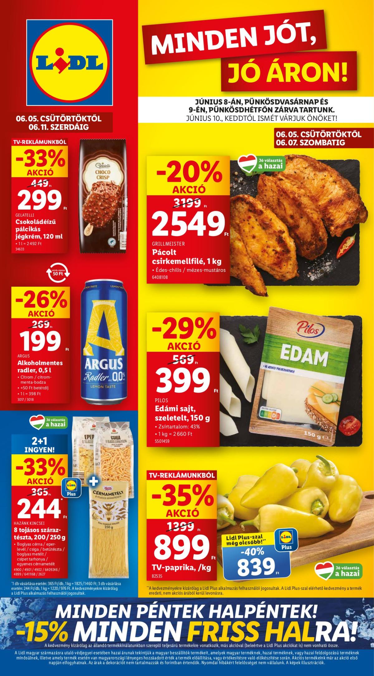 Lidl akciós újság, érvényes 06.05. - 06.11.
