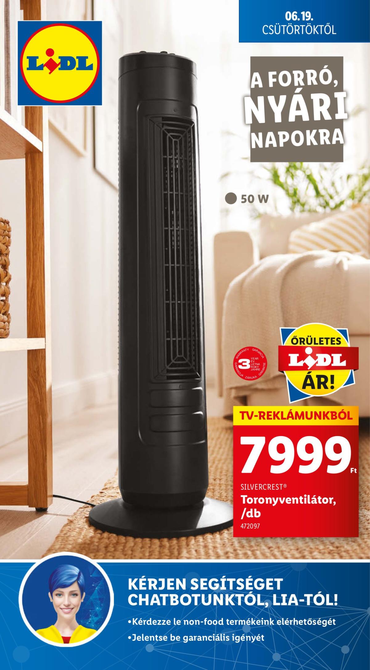 Lidl - Nonfood akciós újság, érvényes 06.19. - 06.25.