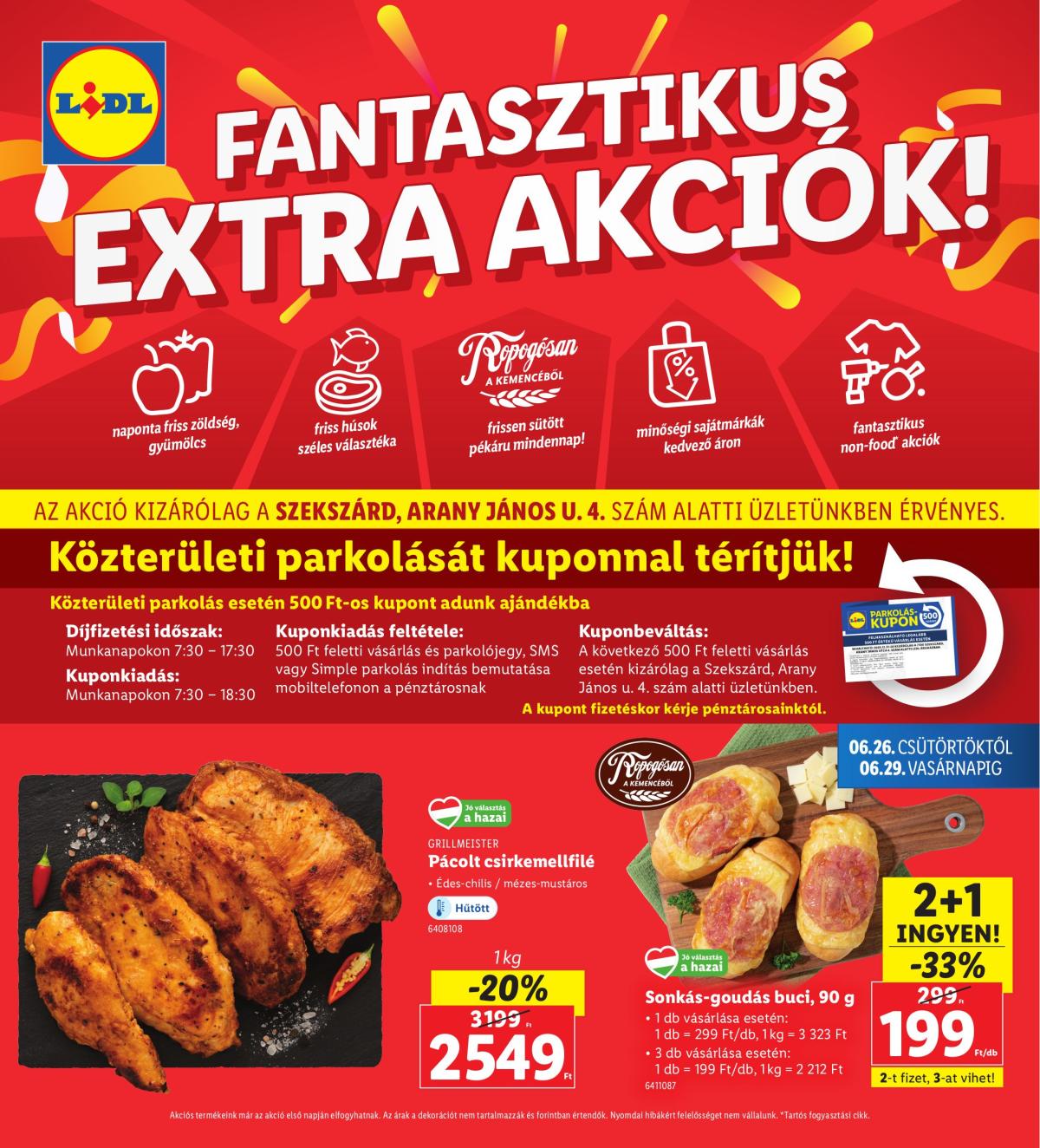 Lidl - Szekszárd akciós újság, érvényes 06.26. - 06.29.