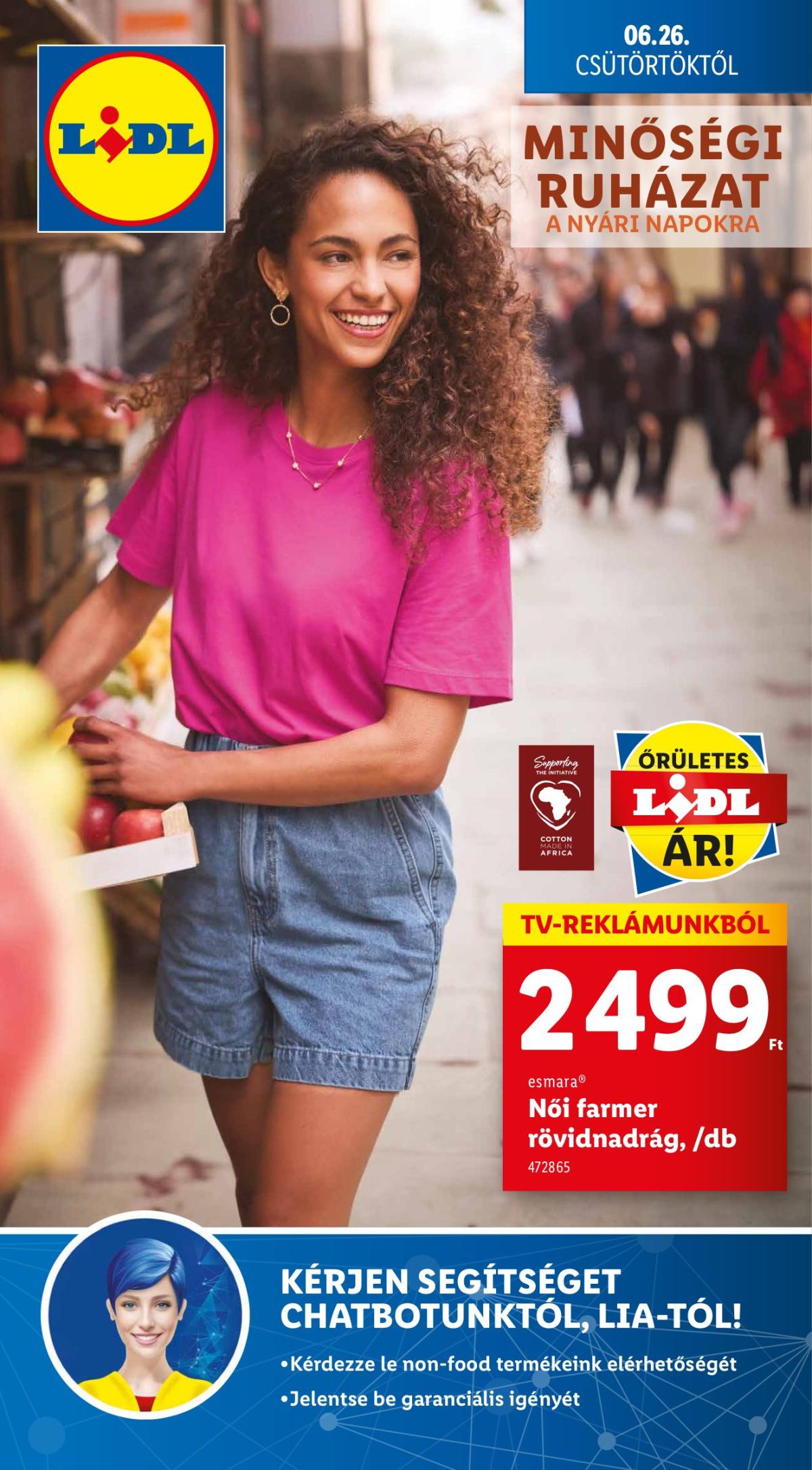 Lidl - Nonfood akciós újság, érvényes 06.26. - 07.02.