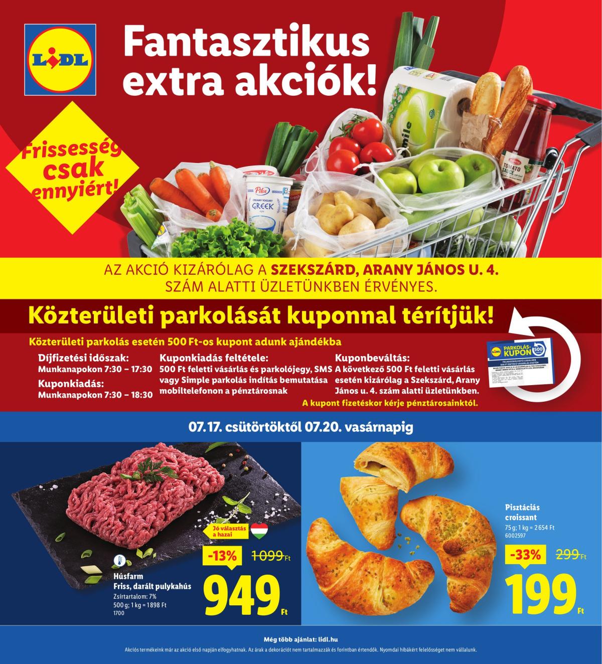 Lidl - Szekszárd akciós újság, érvényes 07.17. - 07.20.