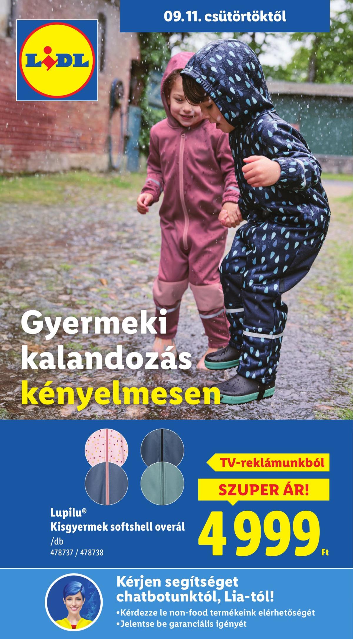 Lidl - Nonfood akciós újság, érvényes 09.11. - 09.17.