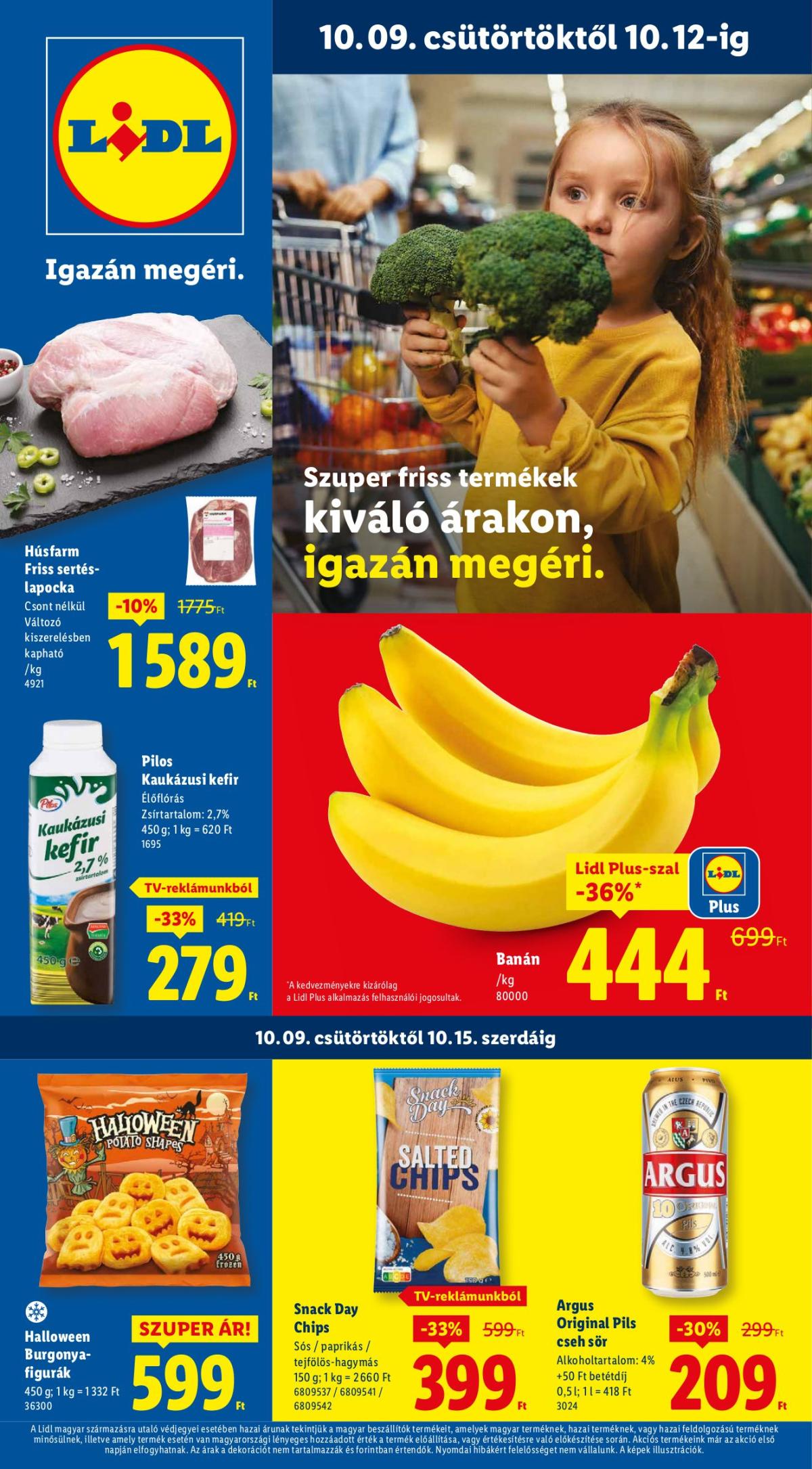 Lidl akciós újság, érvényes 10.09. - 10.15.