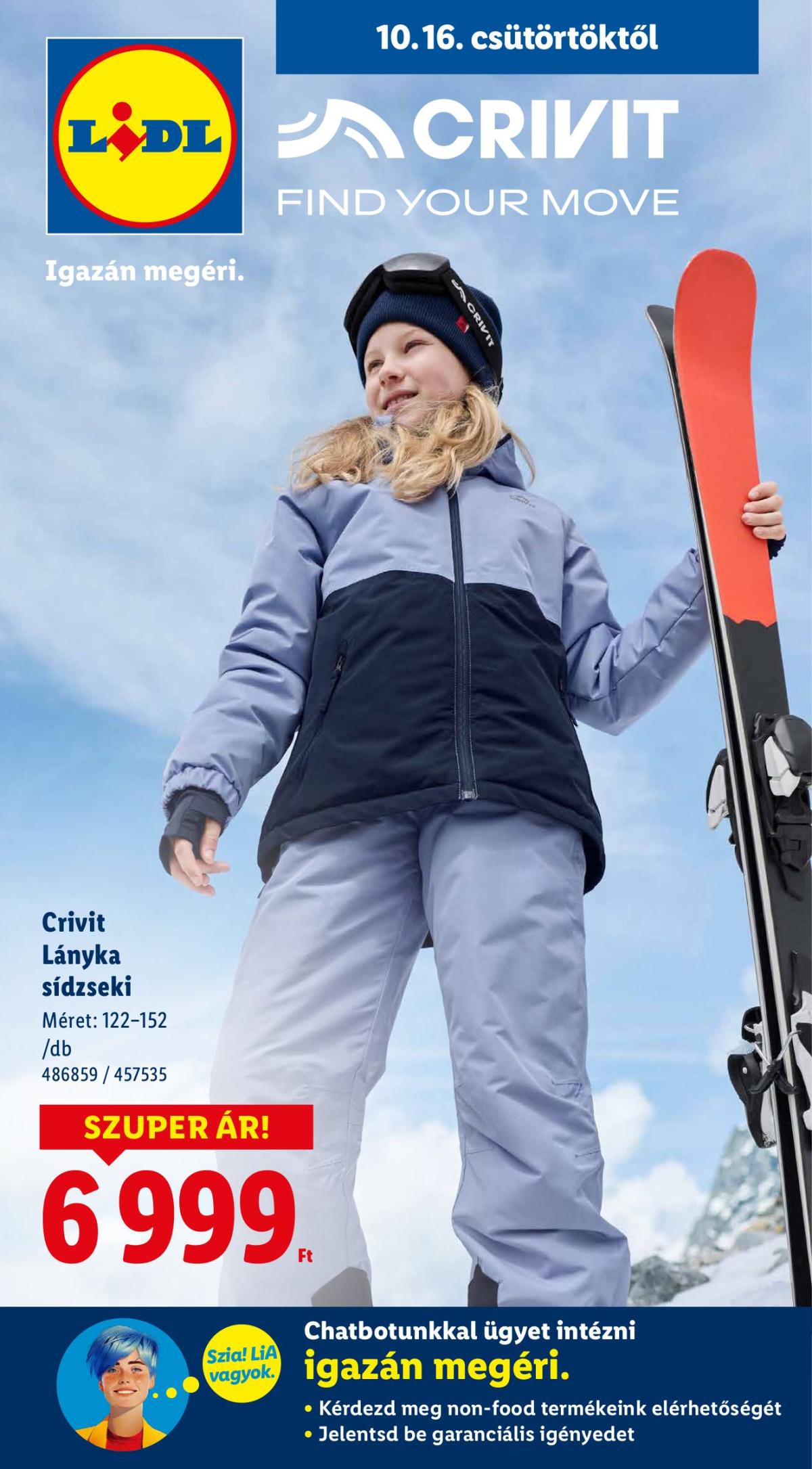 Lidl - Nonfood akciós újság, érvényes 10.16. - 10.22.