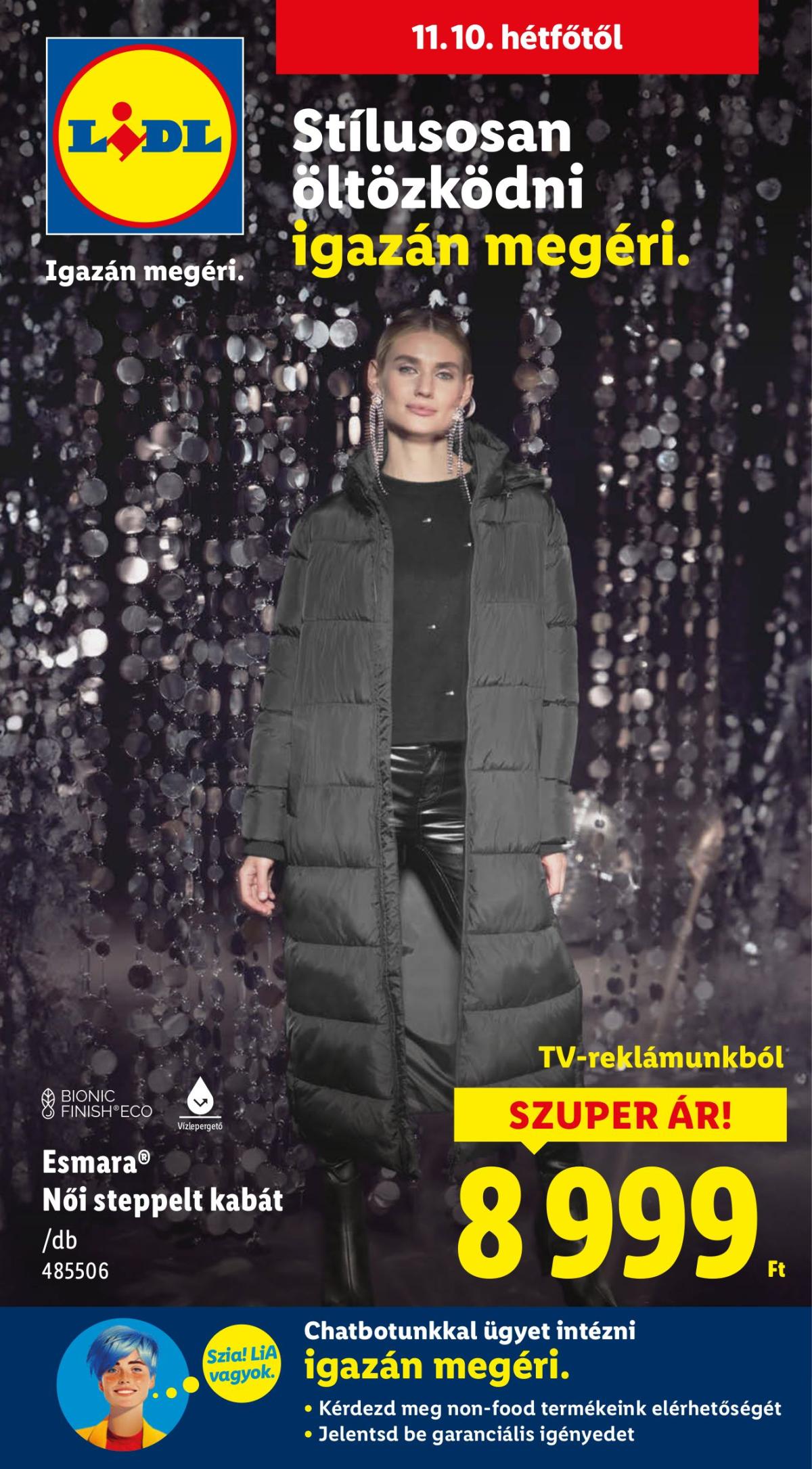 Lidl - Nonfood akciós újság, érvényes 11.06. - 11.12.