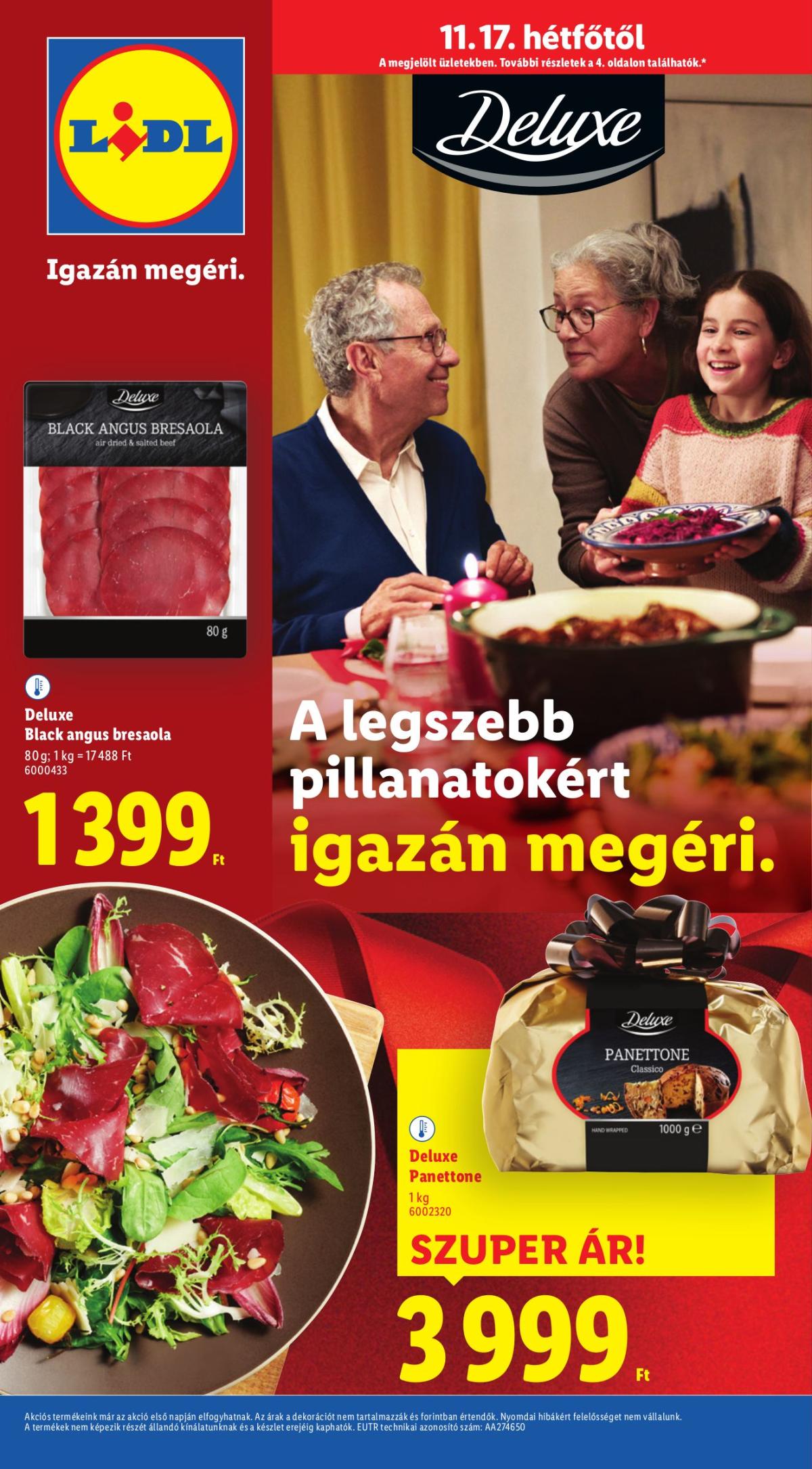 Lidl - Regionális Deluxe katalógus akciós újság, érvényes 11.17. - 12.28.