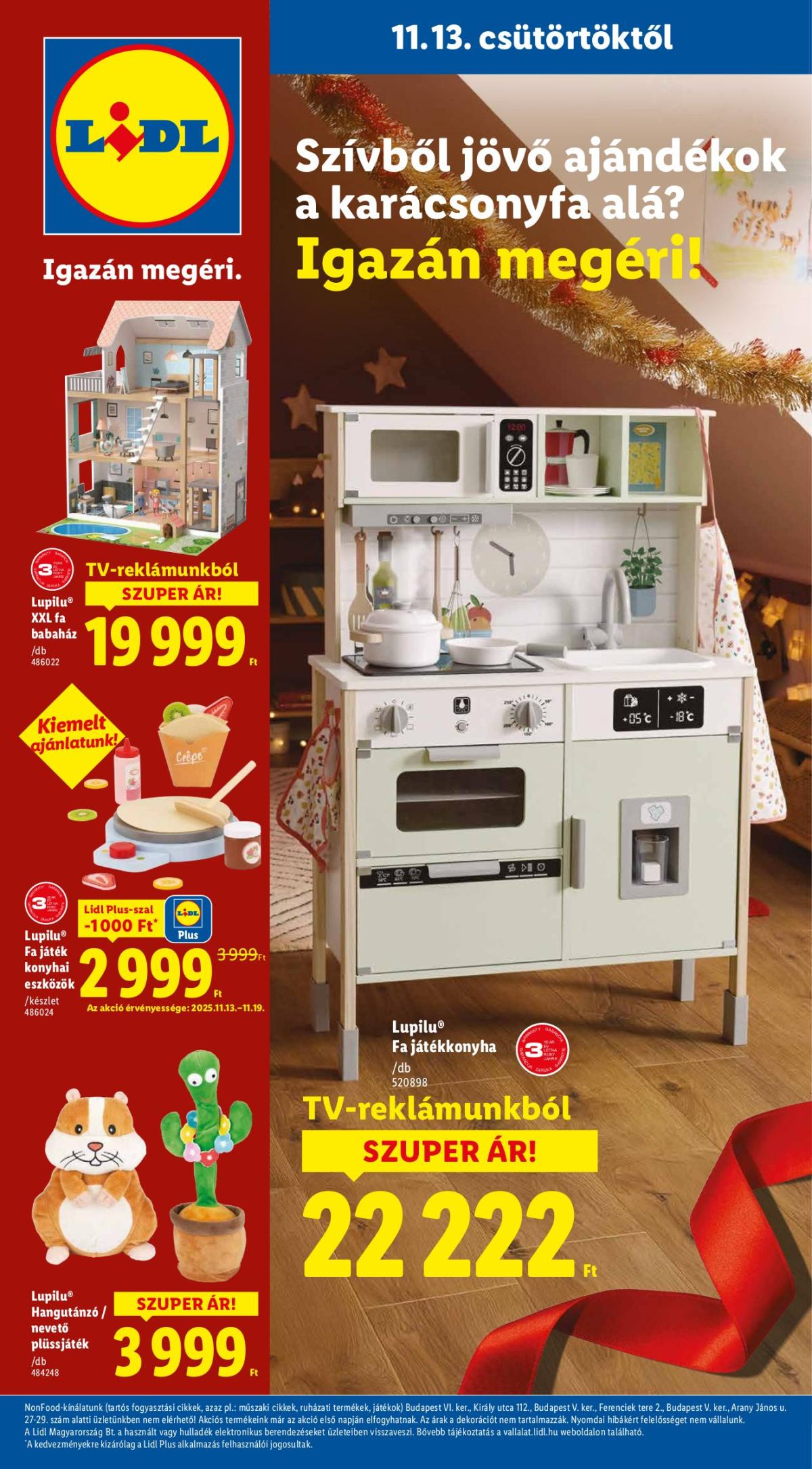 Lidl - Igazán megéri akciós újság, érvényes 11.13. - 12.28.