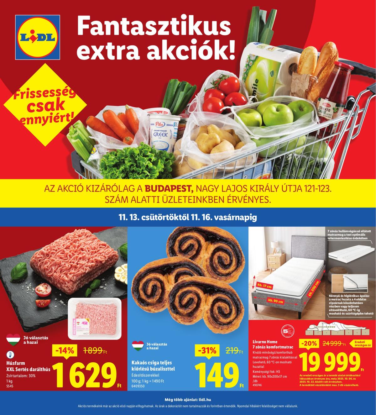 Lidl - Budapest akciós újság, érvényes 11.13. - 11.16.