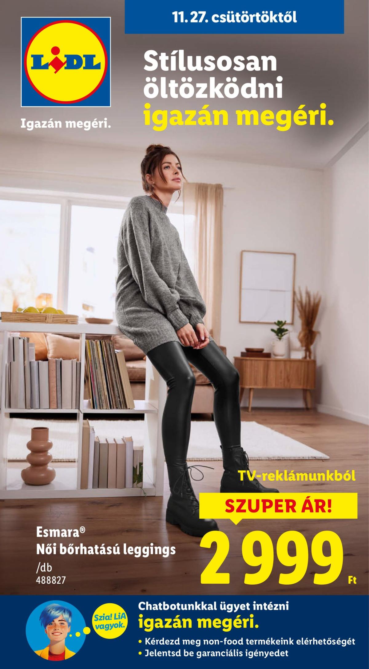 Lidl - Non food akciós újság, érvényes 11.27. - 12.03.