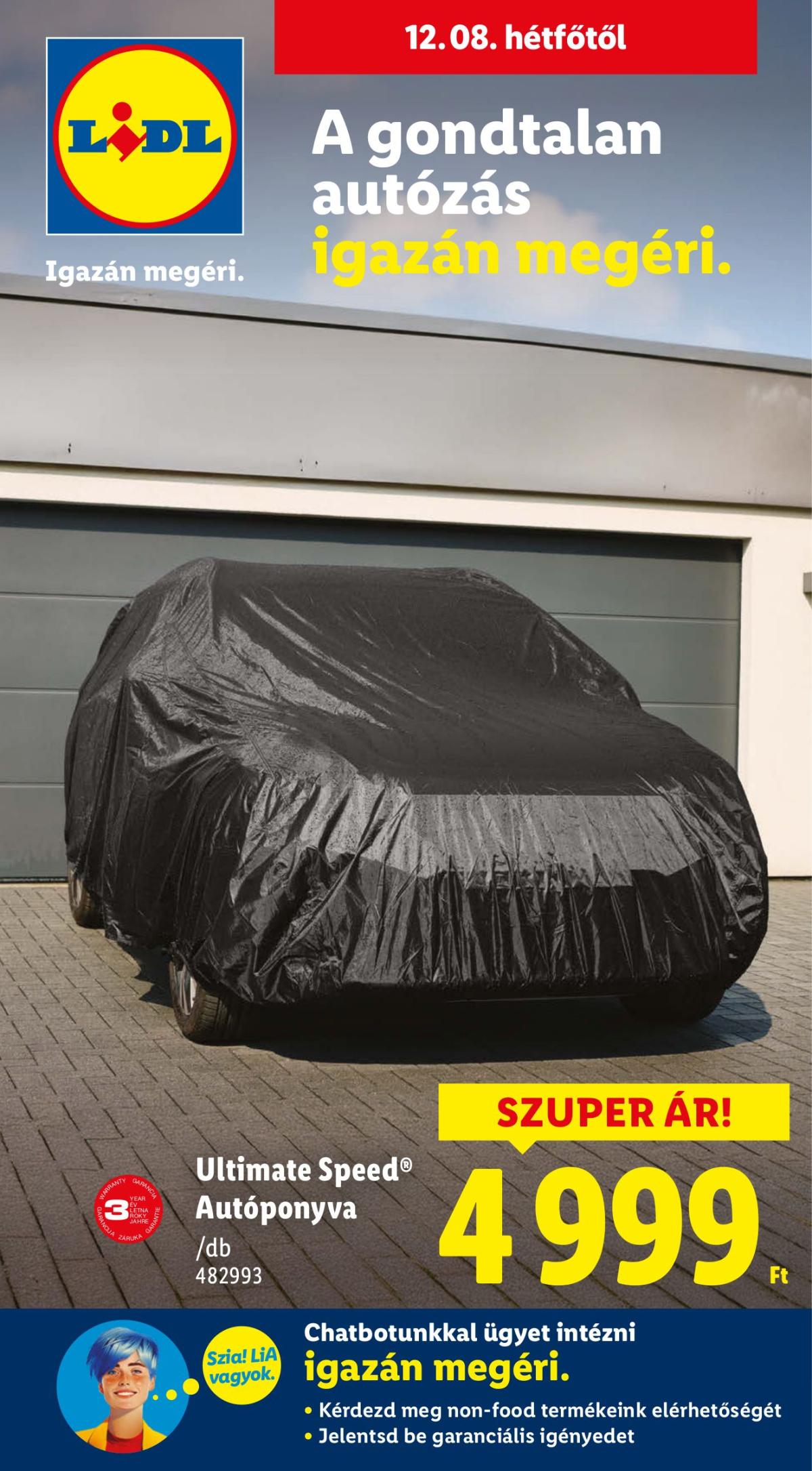 Lidl - Nonfood akciós újság, érvényes 12.04. - 12.10.