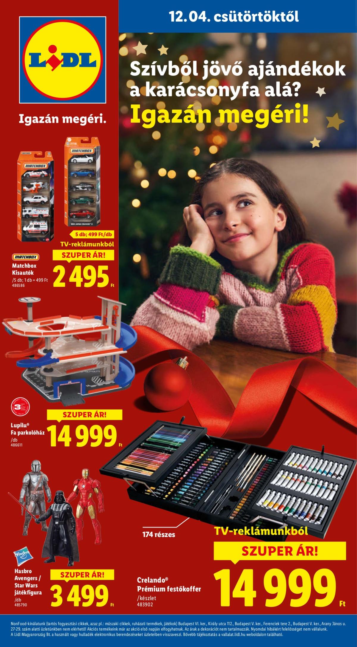 Lidl - Igazán megéri akciós újság, érvényes 12.04. - 12.28.