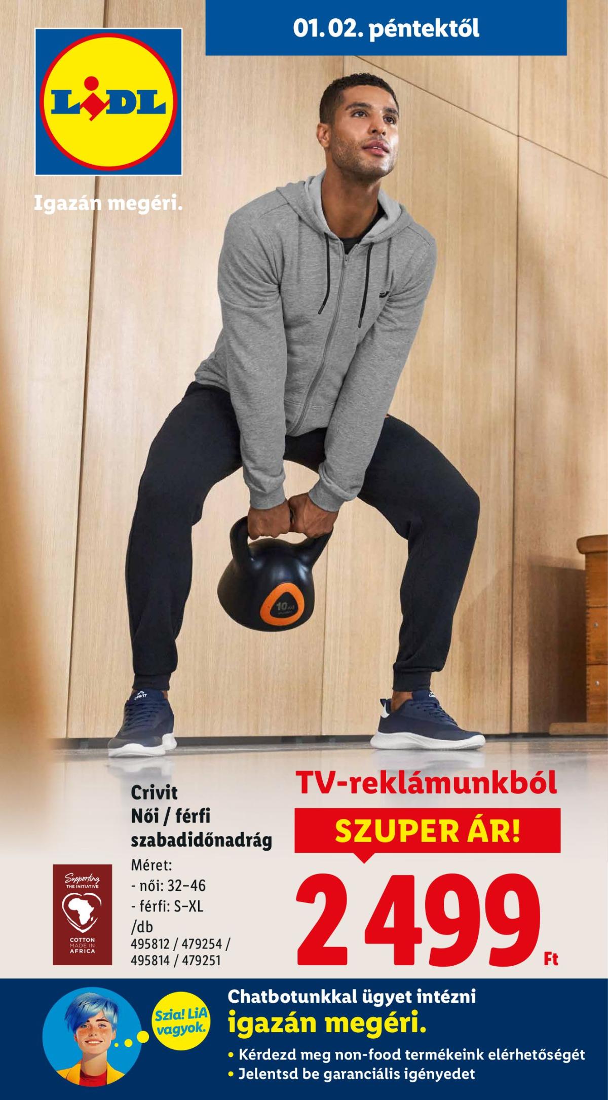 Lidl - Nonfood akciós újság, érvényes 01.02. - 01.07.