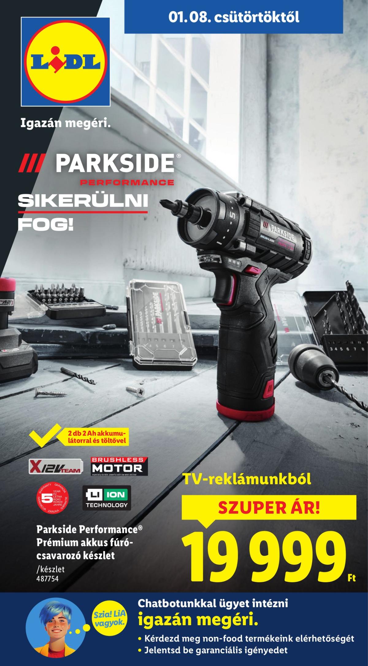 Lidl - Nonfood akciós újság, érvényes 01.08. - 01.14.