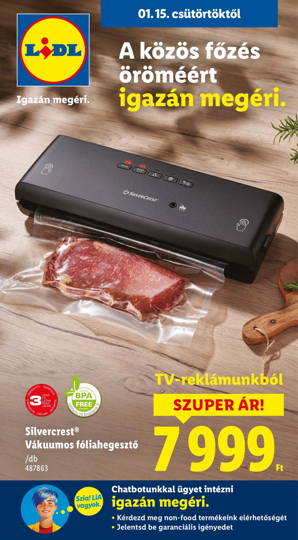 Lidl - Nonfood akciós újság, érvényes 01.15. - 01.21.