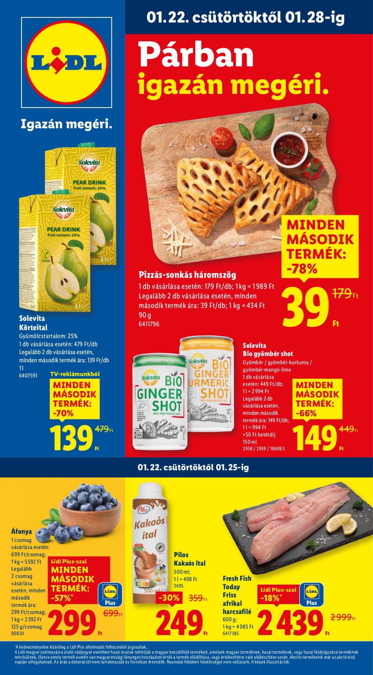 Lidl akciós újság, érvényes 01.22. - 01.28.