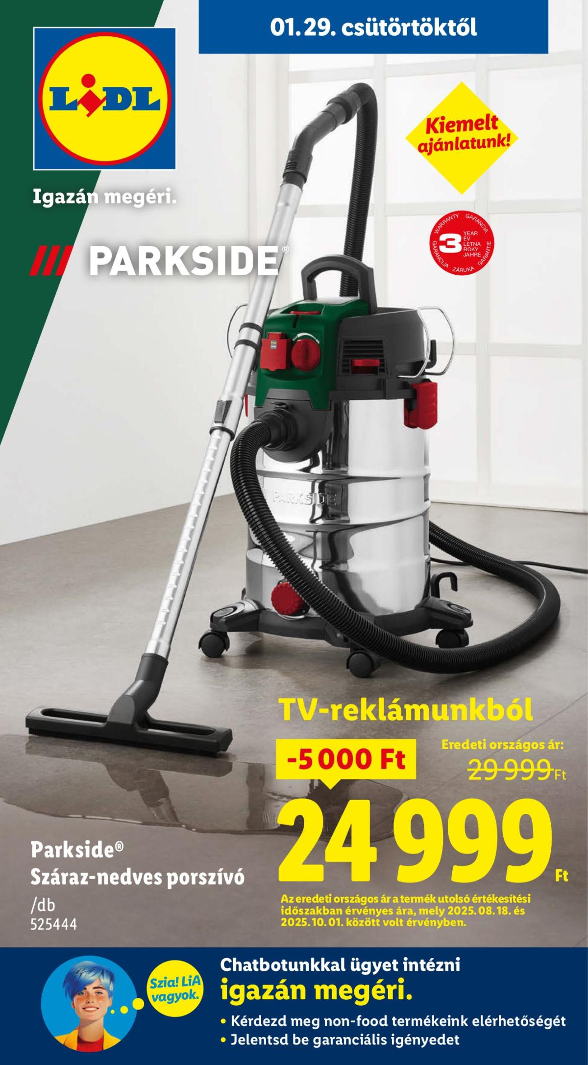 Lidl - Nonfood akciós újság, érvényes 01.29. - 02.04.