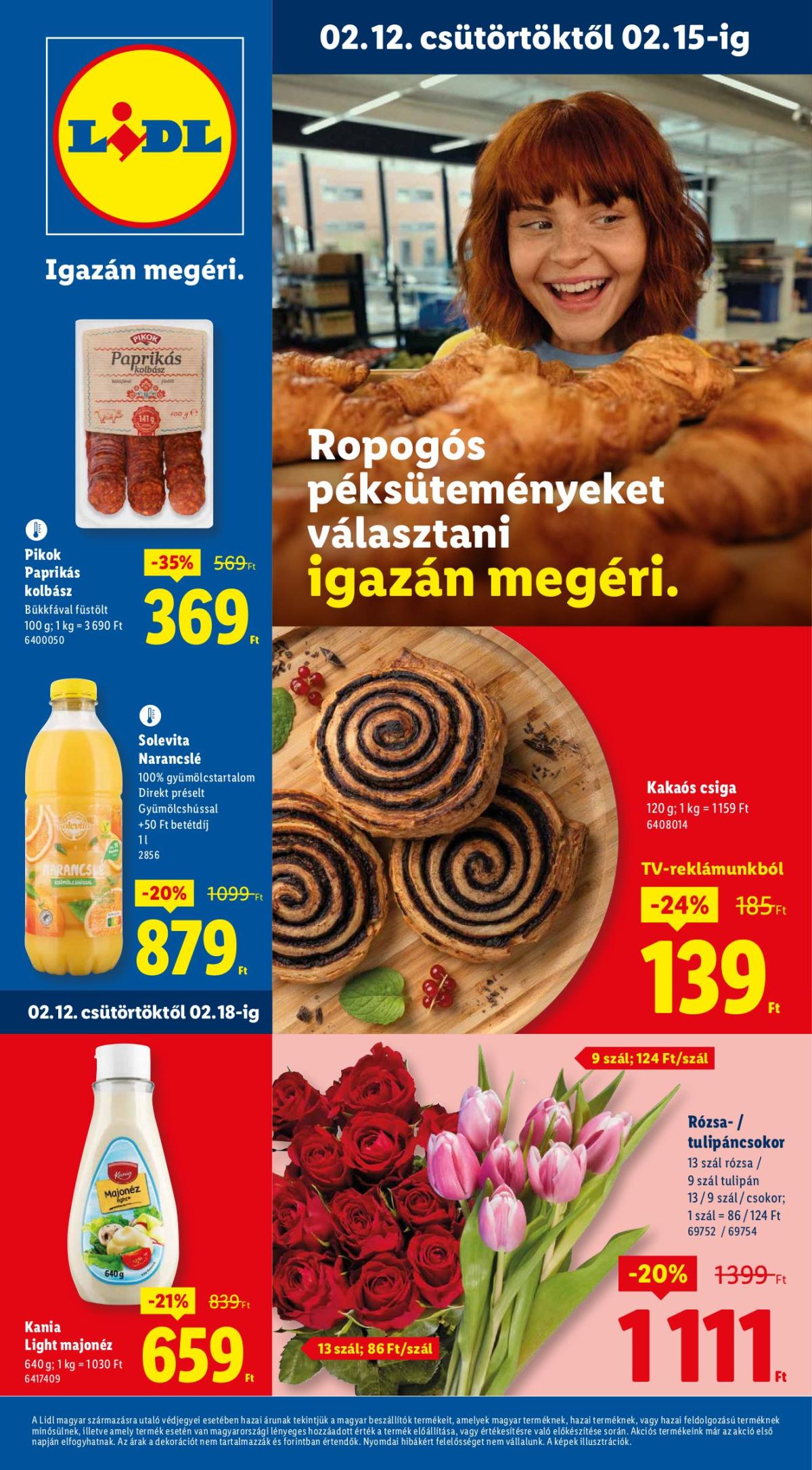 Lidl akciós újság, érvényes 2026.02.12. - 2026.02.18.