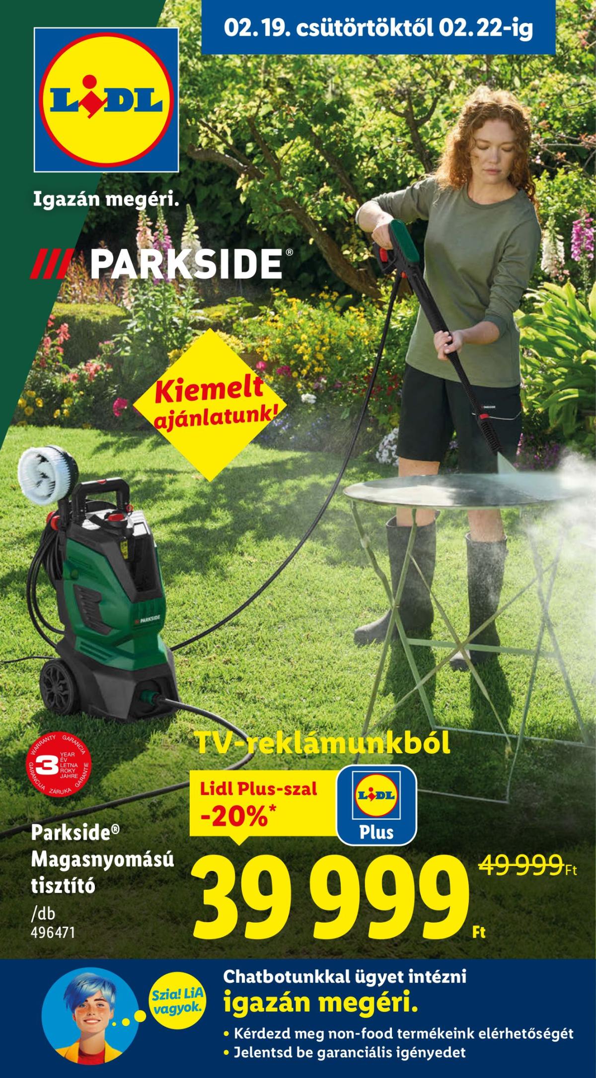 Lidl - Nonfood akciós újság, érvényes 2026.02.19. - 2026.02.25.