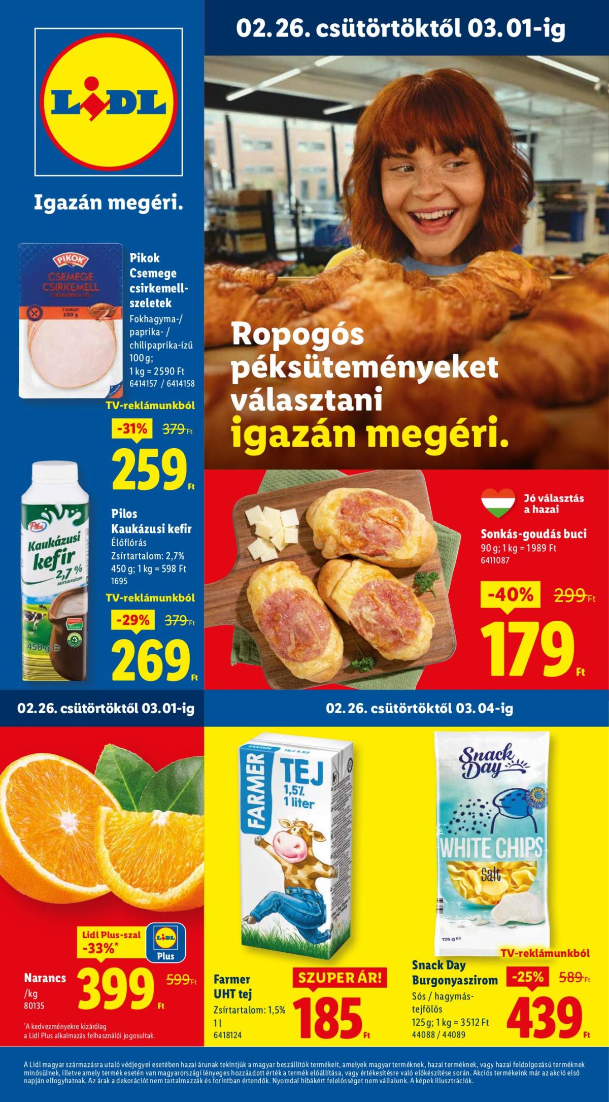 Lidl akciós újság, érvényes 2026.02.26. - 2026.03.04.