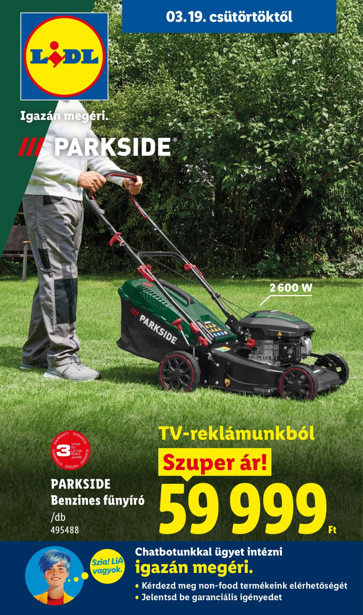 Lidl - Nonfood akciós újság, érvényes 2026.03.19. - 2026.03.25.