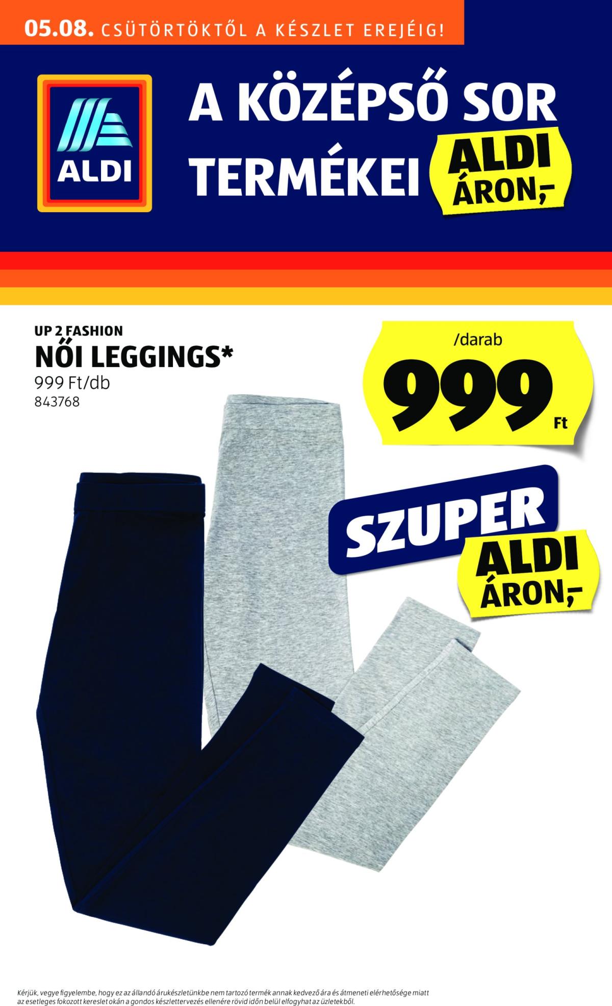 Aldi - Középső sor termékei akciós újság, érvényes 05.08. - 05.14.