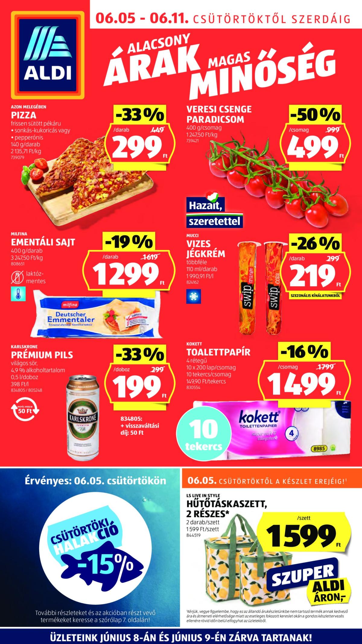 Aldi akciós újság, érvényes 06.05. - 06.11.