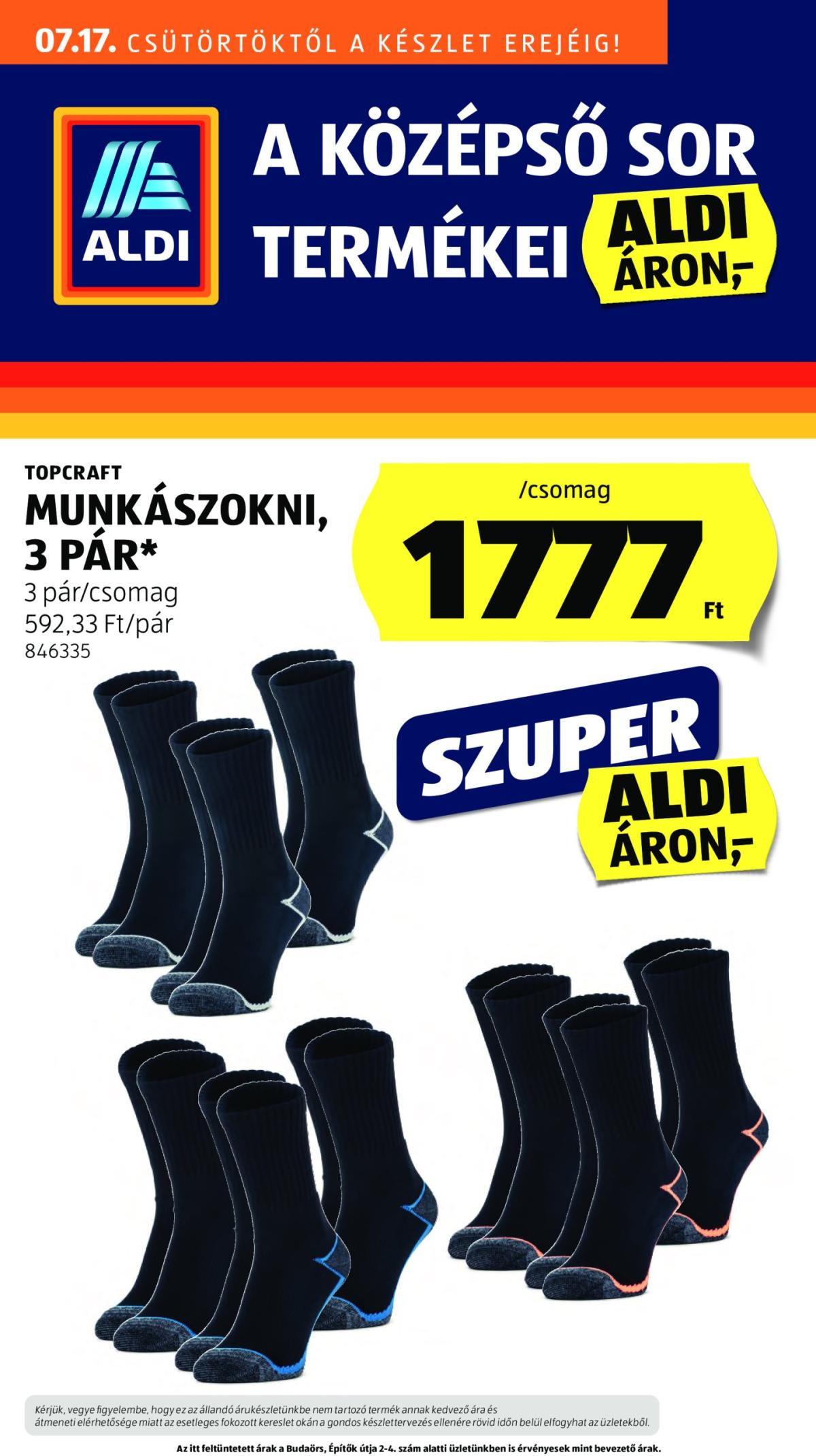 Aldi - Középső sor termékei akciós újság, érvényes 07.17. - 07.23.
