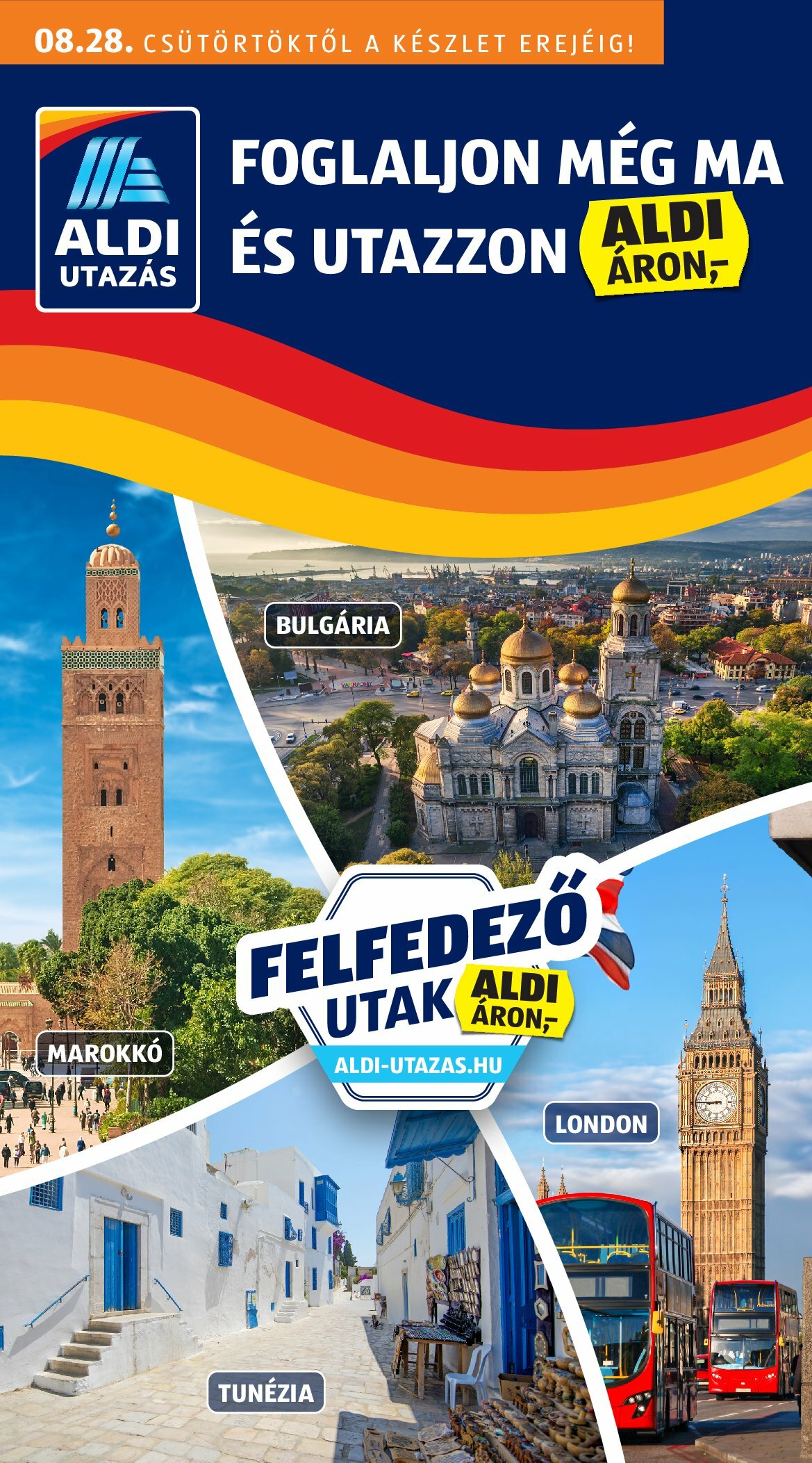 Aldi - Utazás katalógus akciós újság, érvényes 08.28. - 09.03.