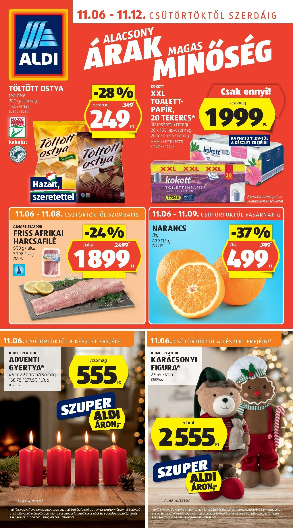 Aldi akciós újság, érvényes 11.06. - 11.12.