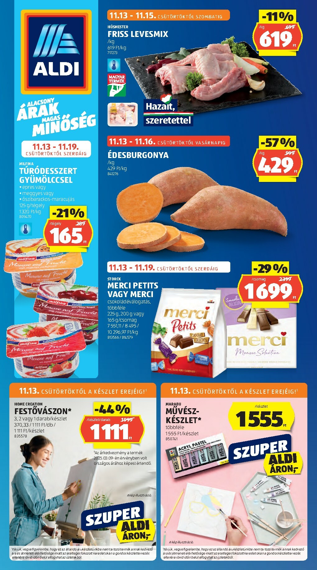 Aldi akciós újság, érvényes 11.13. - 11.19.
