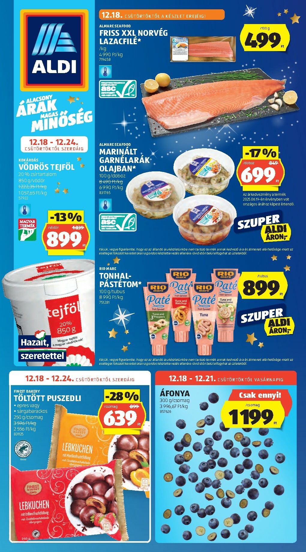 Aldi akciós újság, érvényes 12.18. - 12.24.
