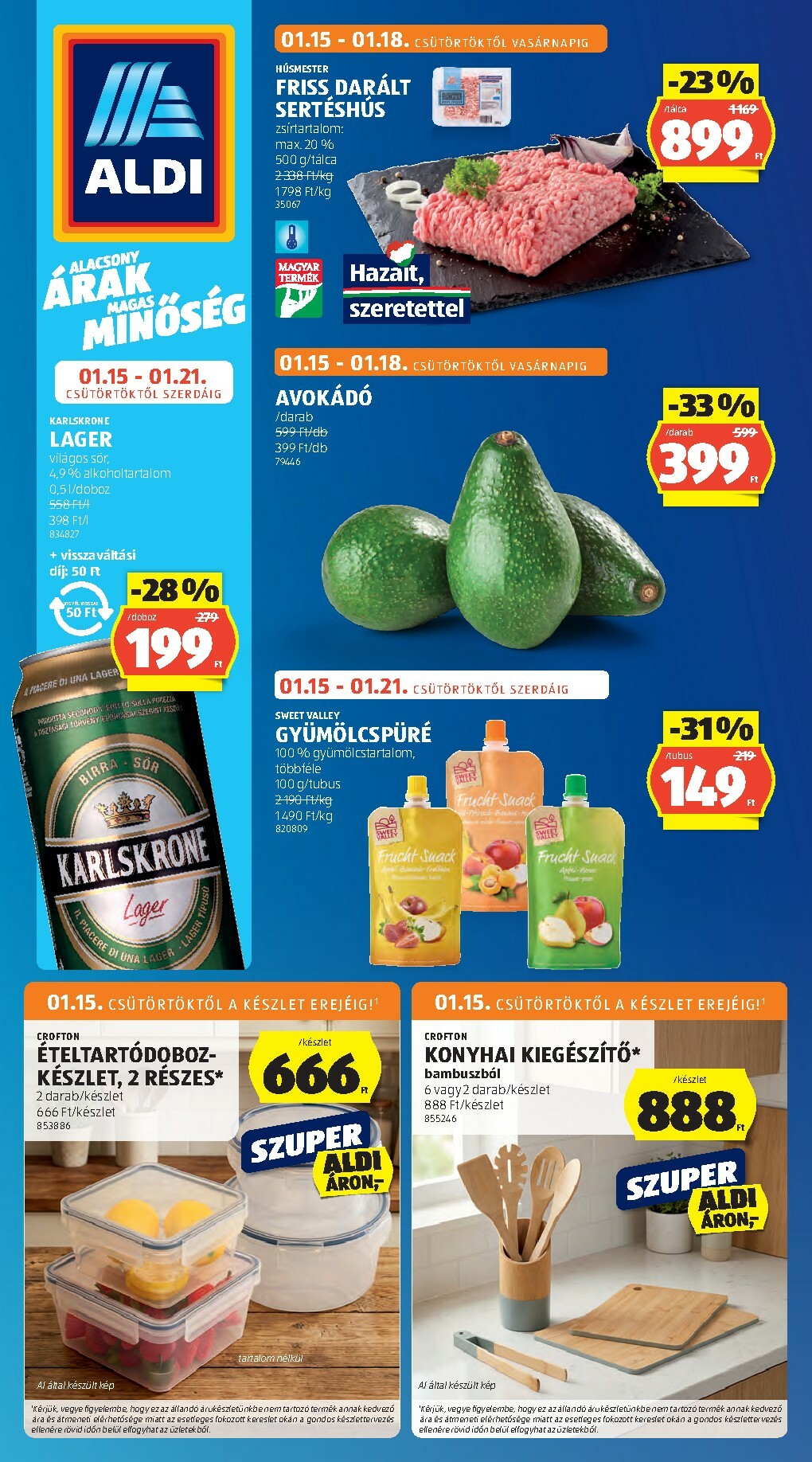Aldi akciós újság, érvényes 01.15. - 01.21.