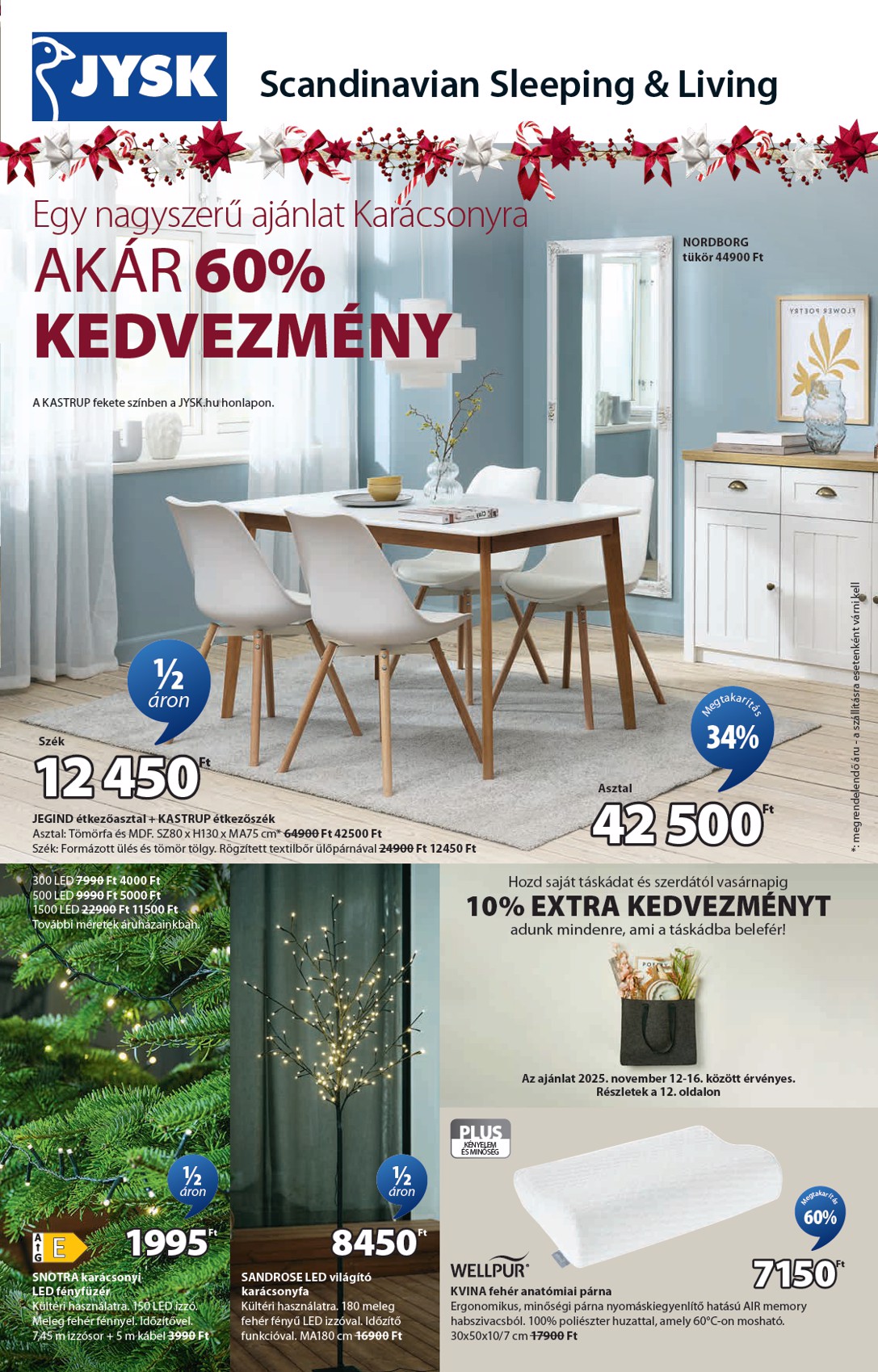 JYSK akciós újság, érvényes 11.12. - 11.30.